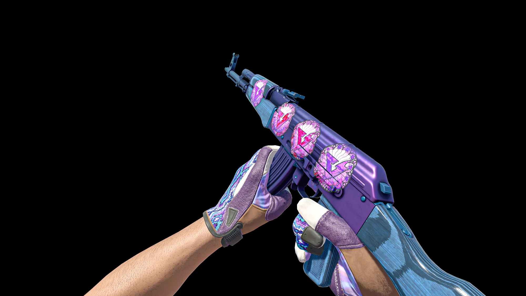 VIOLET EMBROIDERY / RIFLE
