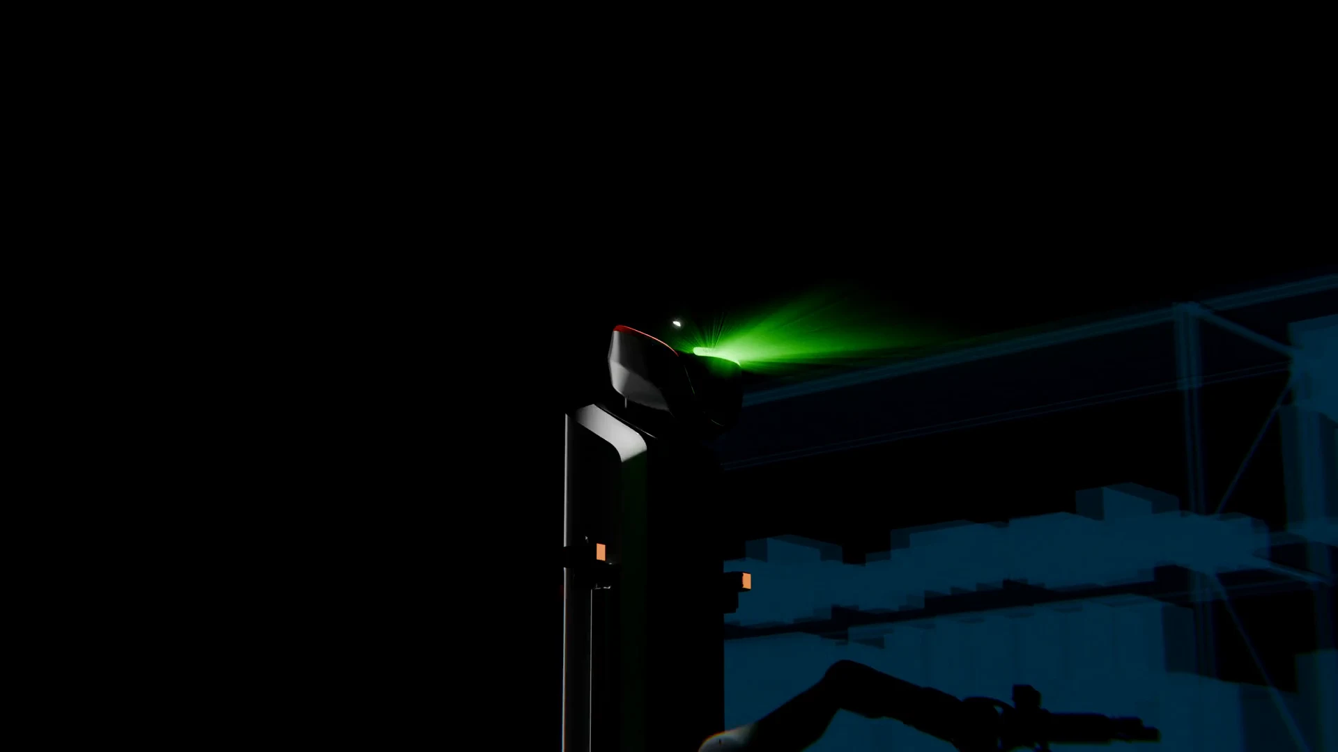 Scanning and reveal effect