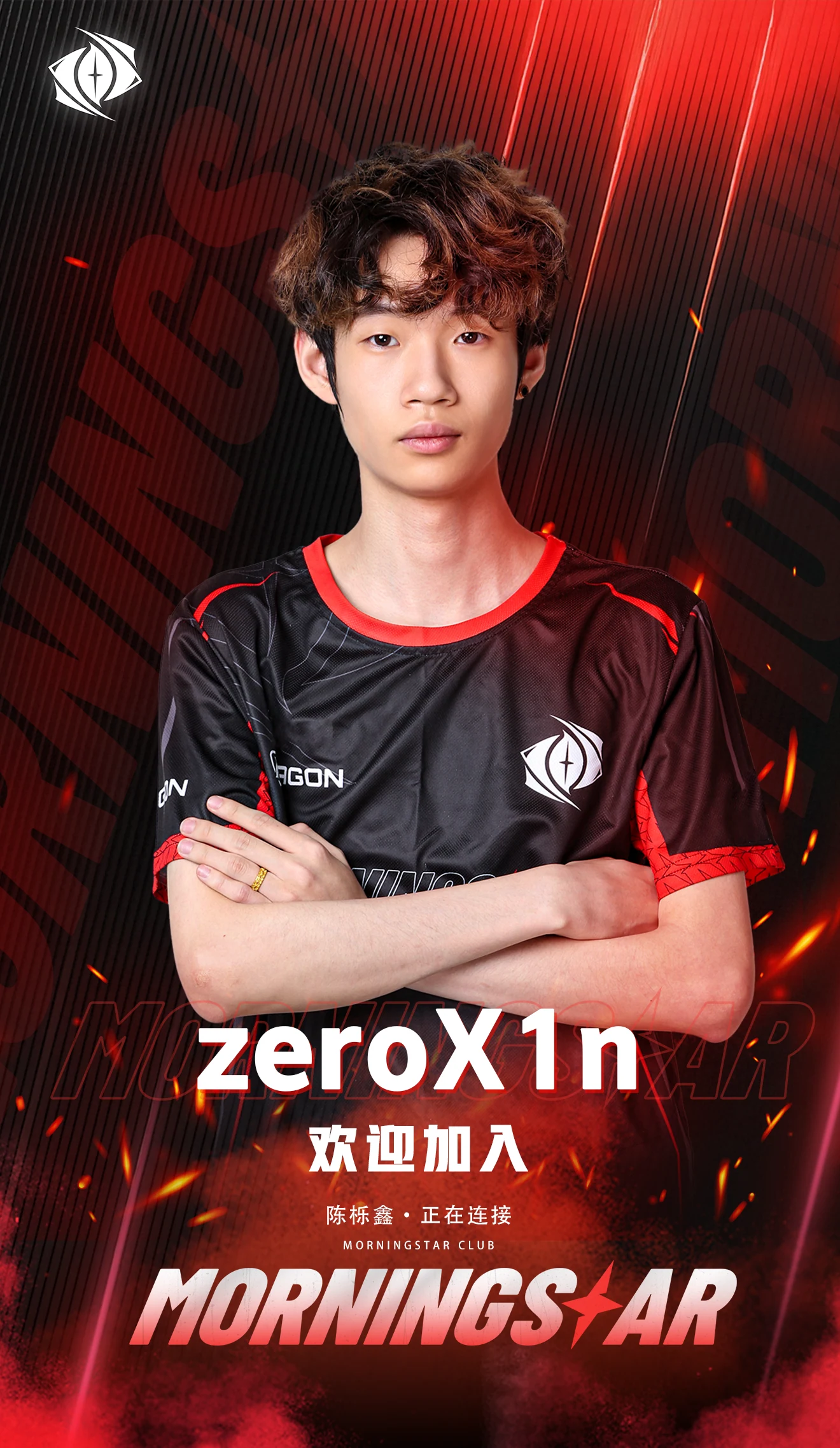 zeroX1n 入队欢迎海报